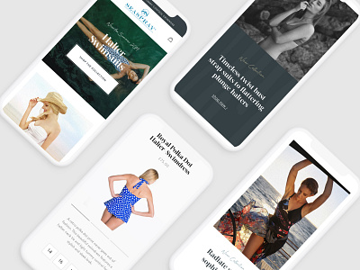 Swimwear Ecommerce agency design ecommerce mobile shop sketch app ui ui design ux web website work in progress