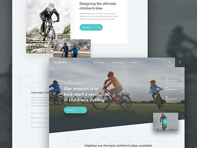 Bike Homepage (Work in Progress) agency concept creative design design ecommerce sketch app ui ui design ux web web design website work in progress