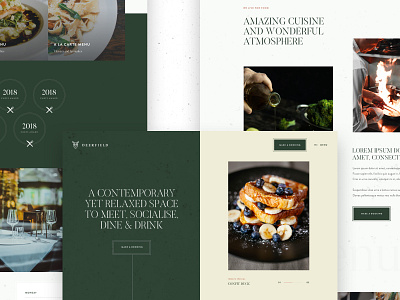 Restaurant Concept concept creative design design restaurant sketch app ui ui design web website work in progress