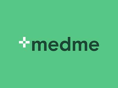 medme logo branding colors design graphic design green health logo logo design med medic medme plus vector