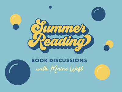 Summer Reading Book Discussions with Maine West Logo