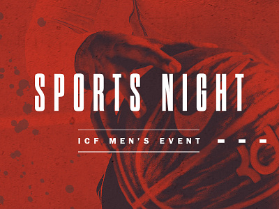 Sports Night | ICF Brookfield design event red sports