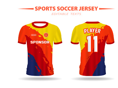 Football Jersey Design designs, themes, templates and downloadable