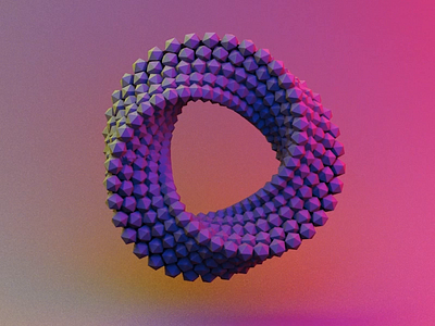 Abstract Forms 3d 3d animation 3d art 3d love abstract cinema 4d circle clean loop motion purple spinning