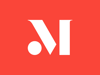 Modernist Studio Badge logo minimal modern modernist serif type