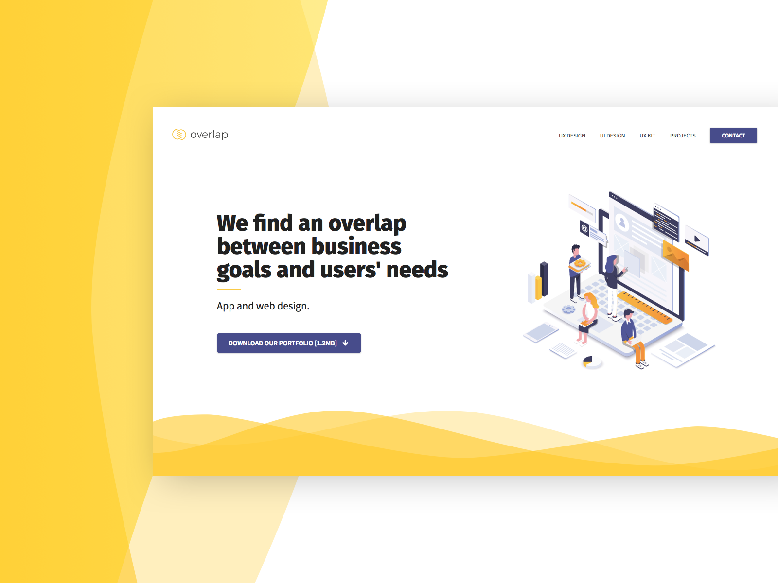Overlap Studio Header by Emil Rzepiel for Overlap Studio on Dribbble
