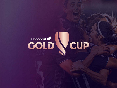 Women's Gold Cup branding creative design football graphic design illustration logo marketing soccer