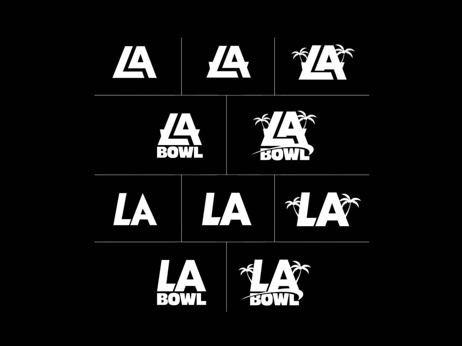 LA Bowl Conceptual to final by Thirsty Agency on Dribbble