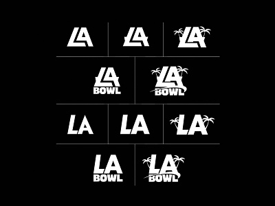LA Bowl Conceptual to final agency branding college creative creative agency design football graphic design logo mountain west ncaa tournament