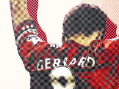 Gerrard Poster agency creative design football graphic design liverpool marketing sports