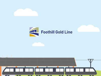 Foothill Gold Line Infographic concepts design graphic graphic design infographic marketing metro