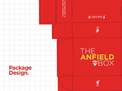 Anfield Box design graphic design liverpool marketing package package design product design product development subscription