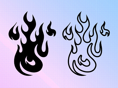 Flames - Licensing Available art licensing design design licensing fire fire logo fire svg fireart licensing logo licensing logo svg rainbow svg y2k y2k svg