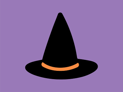 Witch's Hat art licensing halloween icon illustration witchs hat y2k svg