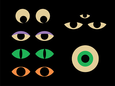 Monster Eyes art licensing eyeball eyes halloween eyes halloween illustrations illustration monster eyes svg design y2k svg