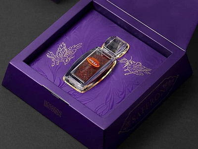 Hosseini brothers saffron packaging design