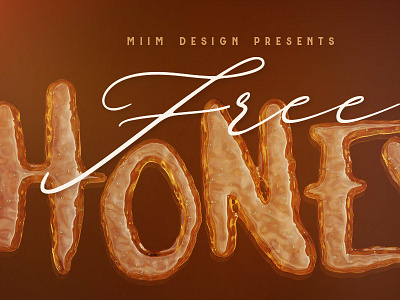 Honey Style Lettering free