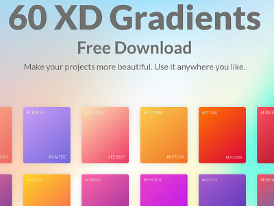 60 XD Gradients - Free