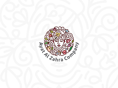 Ayat alzahra logo design