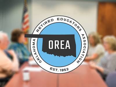 Updated Logo: OREA education logo logo design logo update oklahoma updated design