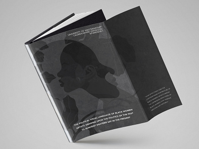 Dissertation Dust Cover Design affinitydesigner art black blackandwhite creative design dissertation graphic design illustration print university