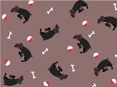 Artboard 1 adobe design dog illustration illustrator pattern wallpaper