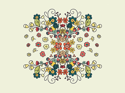 Floral Patterns floral floral patterns flowers girly illustrator spring symmetry wacom