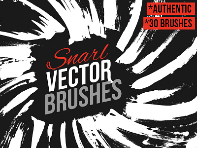 Snarl Vector Brushes brush brushes creative market illustrator messy paint paint splatter resources stroke vector