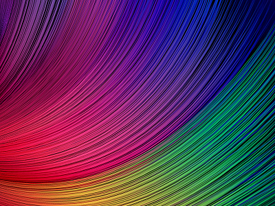 Weird line A colorful curve line poster wallpaper