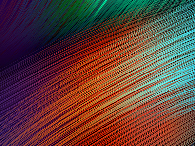 Weird line B colorful curve line poster wallpaper