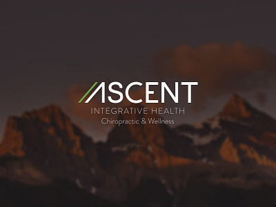 Ascent Health Logo ascent chiropractic health logo wellness