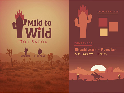 Mild to Wild - Hot Sauce Company art branding clean design graphic design illustration illustrator logo minimal vector