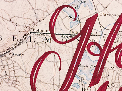 Maps & typography cartography handdrawn handdrawntype lettering map type typography