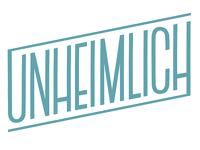 The 100 Day Project: Unheimlich