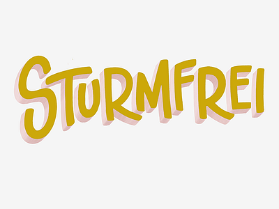 The 100 Day Project: Sturmfrei