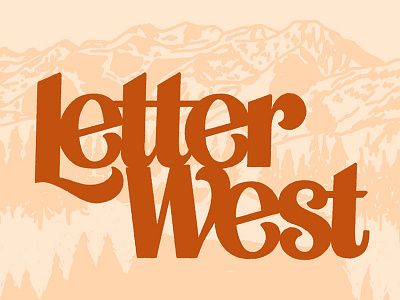 LetterWest conference handdrawn type illustration letterer lettering nature retreat retro type type typography