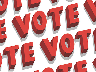 Vote! daily type design election hand drawn typography handdrawntype letterer lettering type typography vote