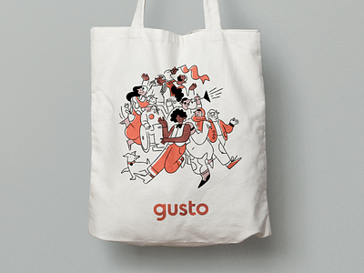 New brand, new swag ✨ brand design illustration logo rebrand swag tote tote bag