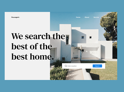 Home finder landing page branding design home landing page ui ux web