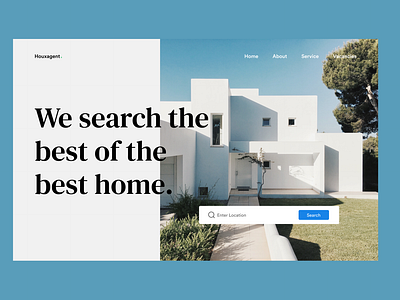 Home finder landing page