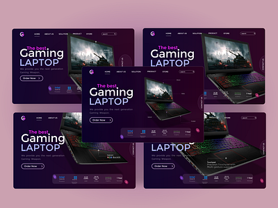 Gaming Laptop Website