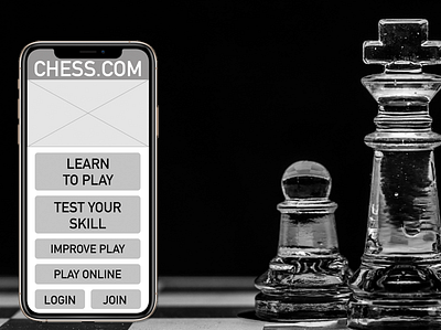 Chess.com app UX/UI Case Study design design thinking protptypes ui user journey ux