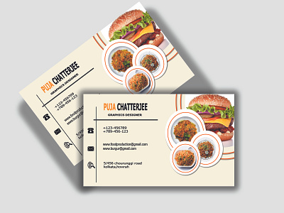 food business card