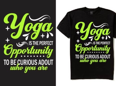 Yoga T-shirt design