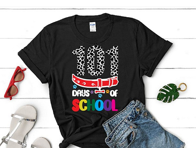 101 days of school T-shirt design best tshirt design children children tshirt custom design illustration school school of motion school tshirt schools tshirt tshirt design typhography