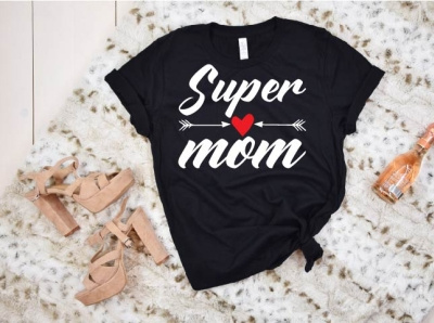 super mom T-shirt design