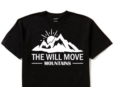 the best t-shirt design for move mountains