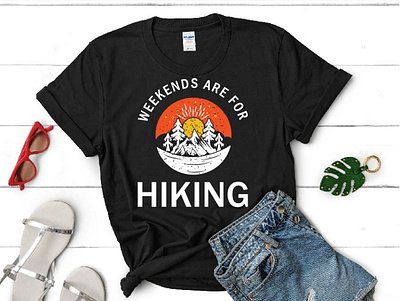 best t-shirt design for hike custom tshirt gift tshirt hike tshirt illustration journey tshirt tshirt typography weekends tshirt