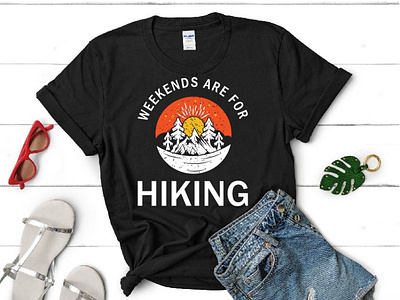 best t-shirt design for hike custom tshirt gift tshirt hike tshirt illustration journey tshirt tshirt typography weekends tshirt