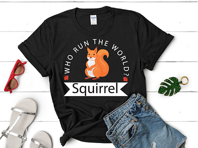 best tshirt design for squirrel lover